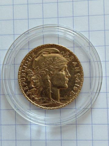 France. 20 Francs 1907 Marianne