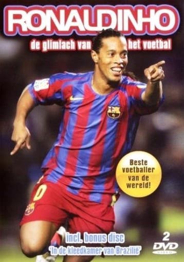 Ronaldinho: De Glimlach Van Het Voetbal (2DVD), CD & DVD, DVD | Sport & Fitness, Verzenden