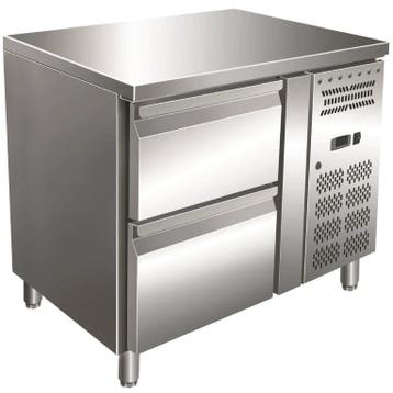 Koelwerkbank | 124L | 2 Laden (1/1 GN) | +2°C/+8°C |, Zakelijke goederen, Verzenden, Nieuw in verpakking