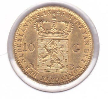 Nederland. Willem I. 10 Gulden 1825 Brussels