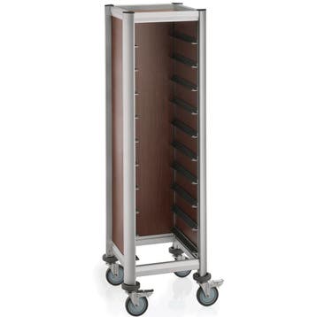 Regaalwagen | MENSA | Aluminium/Hout | 10 Etages (455x355), Zakelijke goederen, Horeca | Keukenapparatuur, Verzenden, Nieuw in verpakking