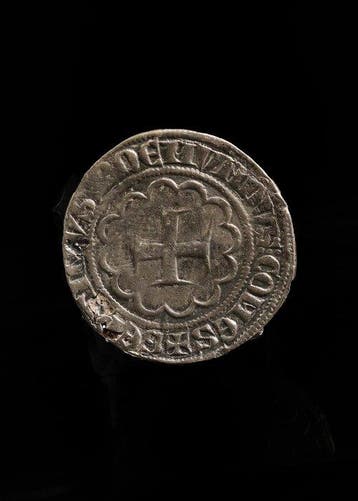 Médiéval, époque des Croisés Argent Pièce frappée de Boémond