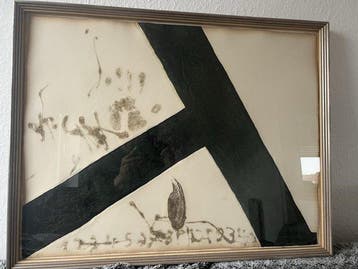 Antoni Tapies (1923-2012) - T‘Inclinada