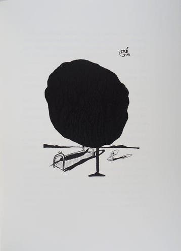 Salvador Dali (1904-1989) - Le Lit dAlice au Pays des