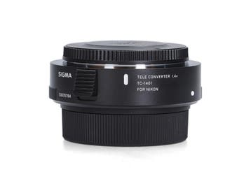 Sigma TC-1401 1.4x Teleconverter - Nikon F - 1 jaar garantie, Ophalen of Verzenden, Zo goed als nieuw