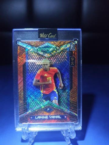 Wild Card Aluminación Lamine Yamal Foil, Tarjeta novato,, Nieuw
