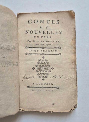 Jean de la Fontaine - Contes et Nouvelles en Vers [unique] -