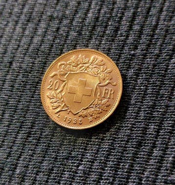 Suisse. 20 Franken 1935