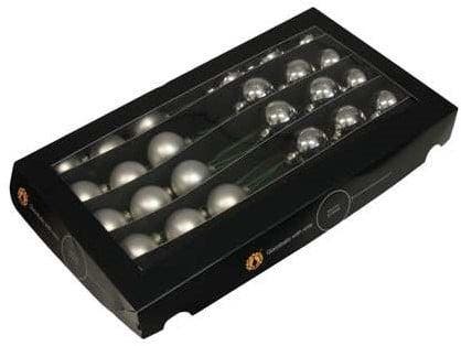 Kerstballen op lange draad zilver combi mat glans 4 cm 30, Hobby & Loisirs créatifs, Bricolage