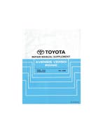 2004 TOYOTA AVENSIS VERSO & PICNIC WERKPLAATSHANDBOEK ENGELS, Ophalen of Verzenden