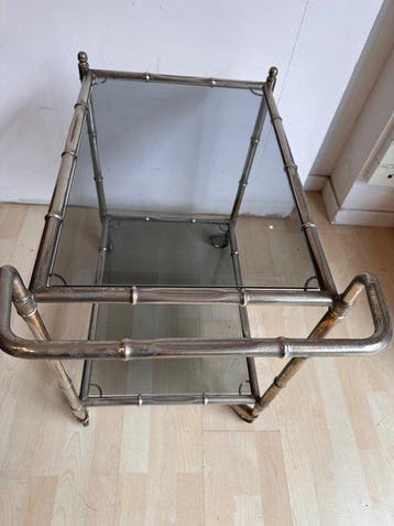 Chariot de service - Verre, Aluminium
