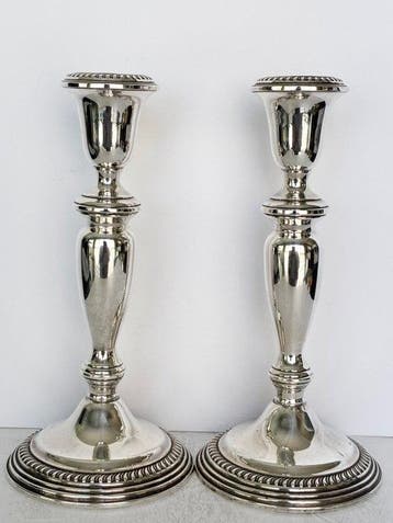 Empire Sterling - Kaarsenhouder (2) - .925 zilver -