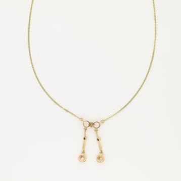 Collier - 18 carats Or jaune - Roos, ancienne coupe