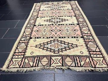 Nepal Kelim - Tapijt - 215 cm - 130 cm, Nieuw