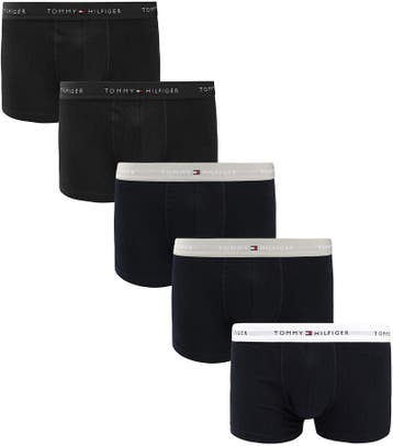 Tommy Hilfiger Boxer Trunk 5-Pack Zwart maat XXL Heren, Vêtements | Hommes, Sous-vêtements, Verzenden