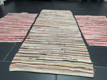 Berber Kelim 3-zits - Vloerkleed - 200 cm - 75 cm