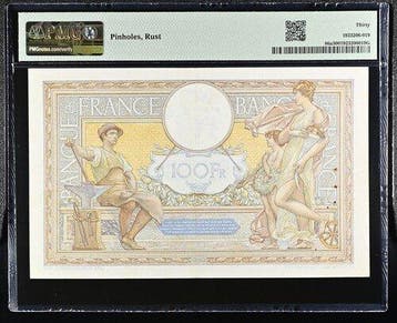 Frankrijk. - 100 Francs - 1937 - Pick 86a (Zonder