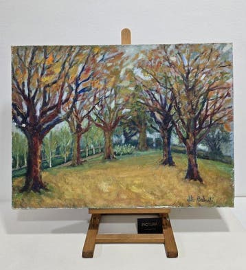École française (XX) - NO RESERVE - La lumière de la forêt