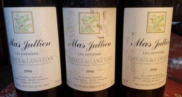 1996 Mas Jullien Les Depierre - Languedoc - 3 Bouteilles, Nieuw