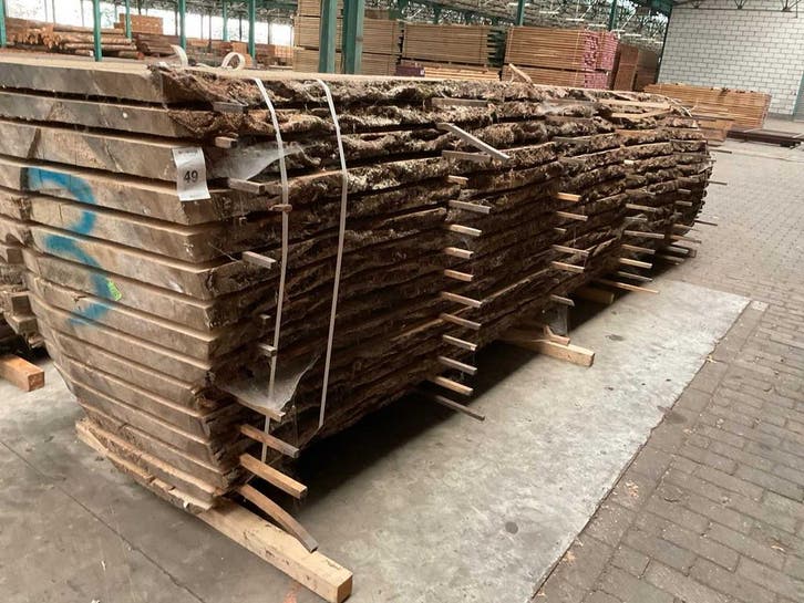 Online veiling - Populieren stam 52 mm ca. 2,8 m³, Zakelijke goederen, Machines en Bouw | Houtbewerking, Ophalen