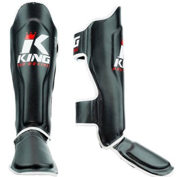 Kickboks Scheenbeschermers King Pro Boxing KPB/SG 1 Zwart, Verzenden, Nieuw, Overige