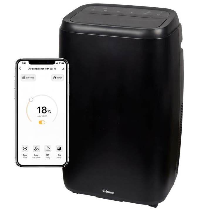 Climatiseur mobile connecté - noir - 14 000 BTU | 1461 W |, Maison & Meubles, Accessoires pour la Maison | Autre, Neuf, Envoi