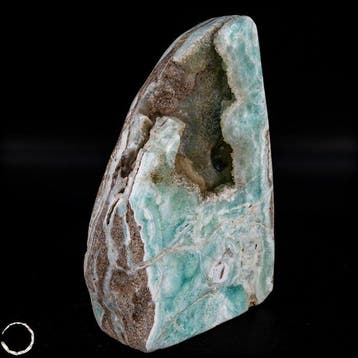 Natuurlijke blauw-groene aragoniet in vrije vorm uit
