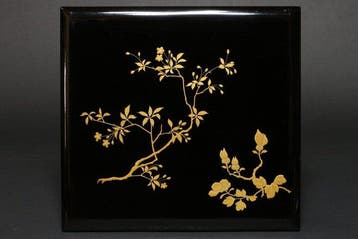 Doos - Wajima Lacquer Vijflaags Jubako-doos – Goud Maki-e