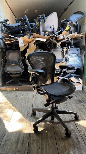 Herman Miller Aeron Remastered Maat A, Verzenden, Bureaustoel