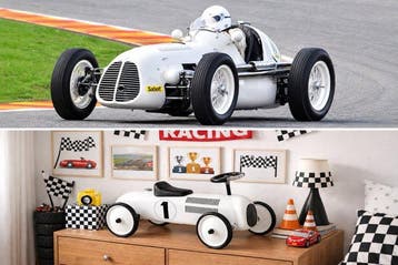 Retro Roller - Trapauto Retro Roller - Ride On Racing Car,, Antiek en Kunst
