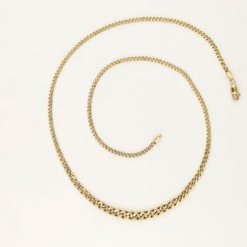 Halsketting - 14 karaat Geel goud, Handtassen en Accessoires, Kettingen, Nieuw