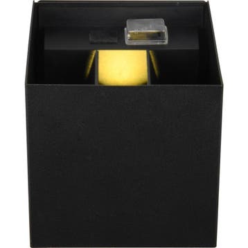 LED Wandlamp met Sensor - Mat Zwart, Warm Wit 3000K, 5W, Opl, Verzenden, Nieuw