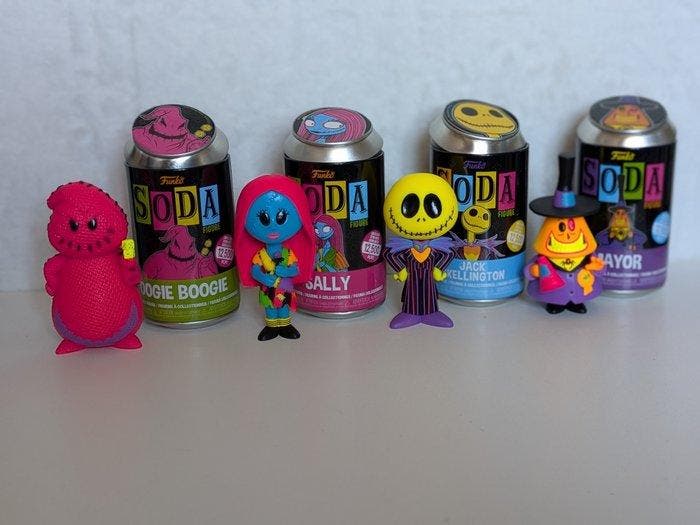Funko - Funko Pop - Soda Exclusive Blacklight Bundle - Oogie, Antiek en Kunst, Antiek | Speelgoed