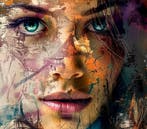 David Law - Face II, Antiek en Kunst