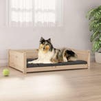 vidaXL Hondenmand 95,5x65,5x28 cm massief grenenhout, Dieren en Toebehoren, Honden-accessoires, Verzenden, Nieuw
