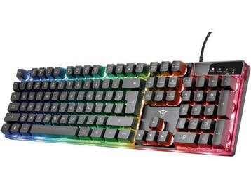 Veiling - Trust Gaming GXT 835 Azor toetsenbord (QWERTY Spaa, Nieuw