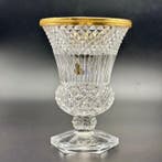 Val Saint Lambert - Vaas - Médicis-vaas - Verguld messing -
