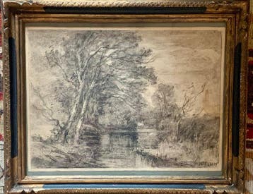 Barthélémy Niollon (1849-1927) - Bord de l’Arc