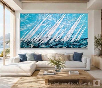 VOLHA - Catching the Wind /Regatta Sails - XXL, Antiek en Kunst
