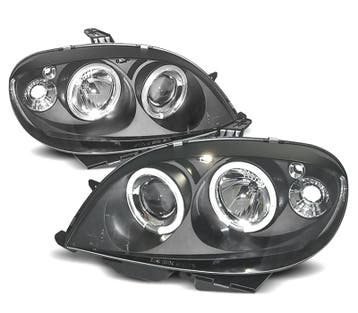 PHARES CITROEN SAXO 99-04 ANGEL EYES FOND NOIR, Autos : Pièces & Accessoires, Verzenden