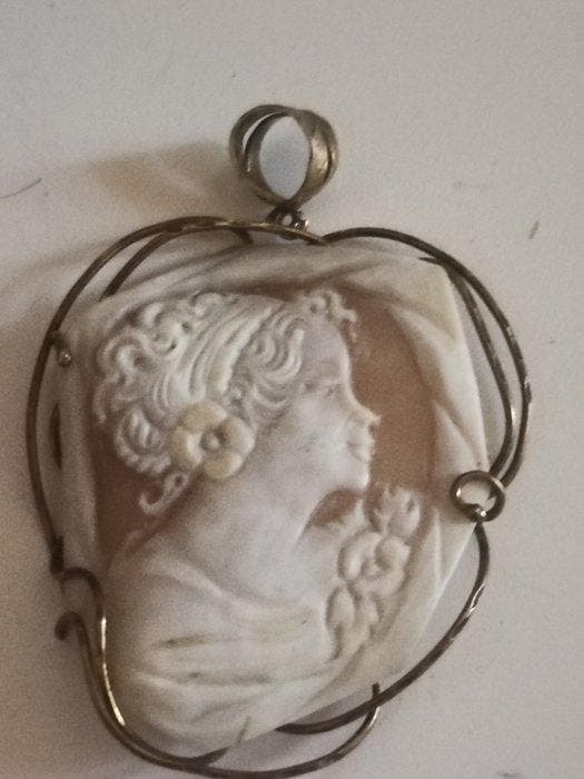 Zonder minimumprijs - Cameo Zilver, Bijoux, Sacs & Beauté, Bijoux anciens