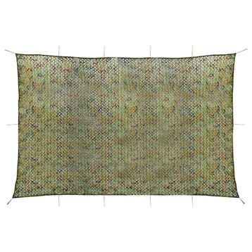 vidaXL Camouflagenet met opbergtas 4x5 m groen, Verzenden, Nieuw