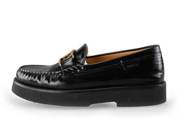 Tods Loafers in maat 40 Zwart, Kleding | Dames, Schoenen, Verzenden, Zwart, Overige typen, Zo goed als nieuw