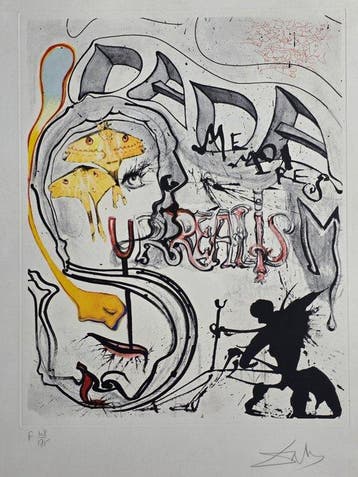 Salvador Dali (1904-1989) - Memories of Surrealism. Angel of
