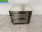 RVS Ascobloc Dubbele Pizzaoven 2 x 35 cm Steen 230V Horeca, Ophalen of Verzenden, Nieuw in verpakking