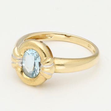 Ring - 18 karaat Geel goud - Spinel, Nieuw