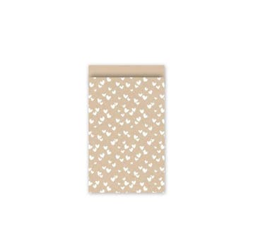 5x  cadeauzakjes  solo hart eco lovers 12x19cm (Per 5 stuks), Ophalen of Verzenden, Nieuw, Cadeauzakje