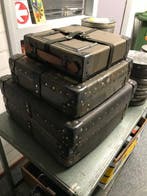 filmdoos FIlmdozen voor verzending met leren riem ,voor