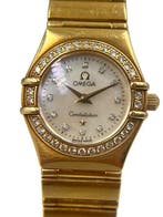 Omega - Constellation Diamonds / 18K Yellow Gold / Mother of