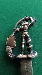 Theo Olsen - Cuillère - Argent 925 - Saint-Georges et le, Antiquités & Art